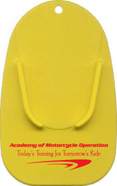 Yellow Kickstand Pad with Red Imprint Yellow Kickstand Pad with Red Imprint